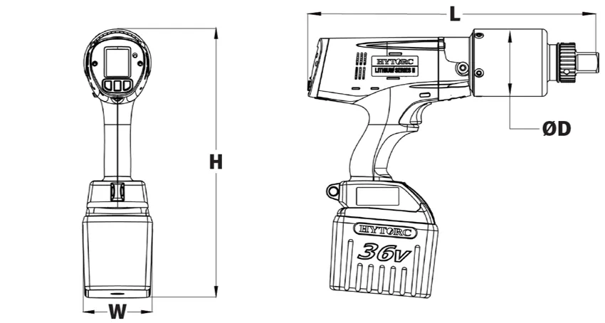  LITHIUM SERIES IIスペック寸法図